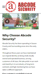 Mobile Screenshot of abcodesecurity.com