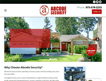Tablet Screenshot of abcodesecurity.com